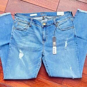 Kut from the Kloth Connie Blue Skinny Ankle Jeans NWT 12